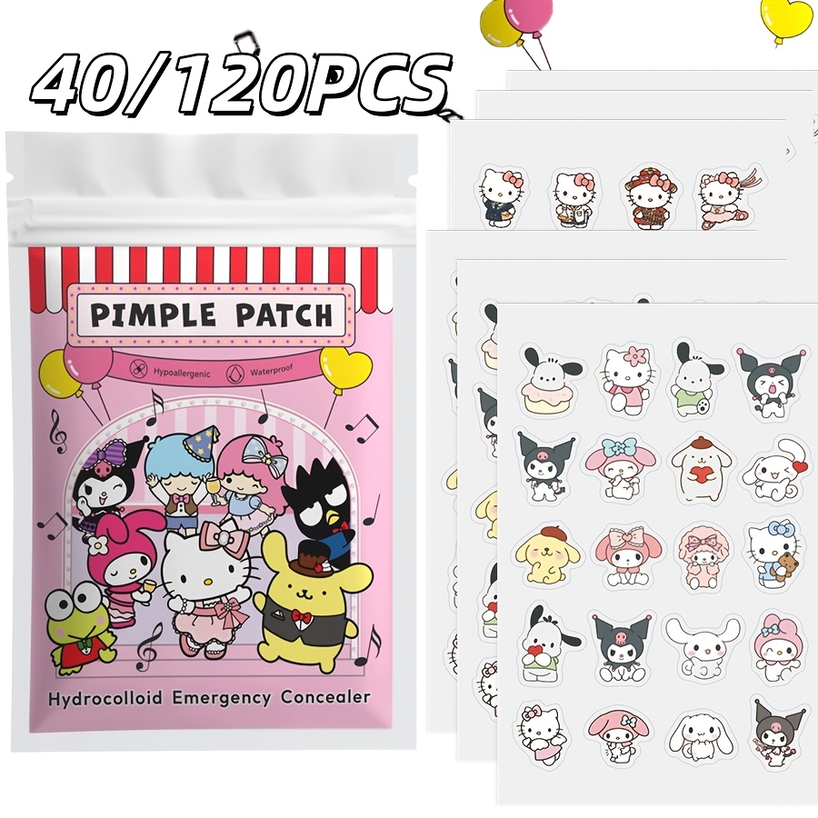 Skincare - 40/120 Stück Hello Kitty Akne-Pflaster, Hydrogel-Akne-Pflaster,