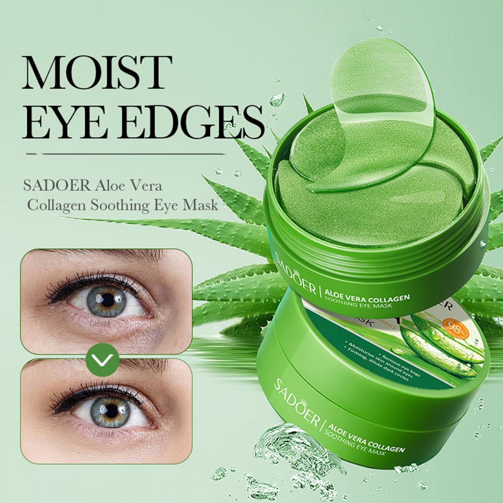 Collagen Under Eye Patches - 60 Stück Aloe Vera Collagen Under