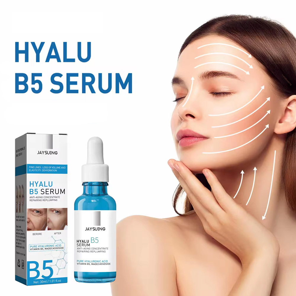 Hyaluronic Acid Facial Serum - JAYSUING Anti-Falten Essenz Reines Hyaluronsäure Gesichtsserum