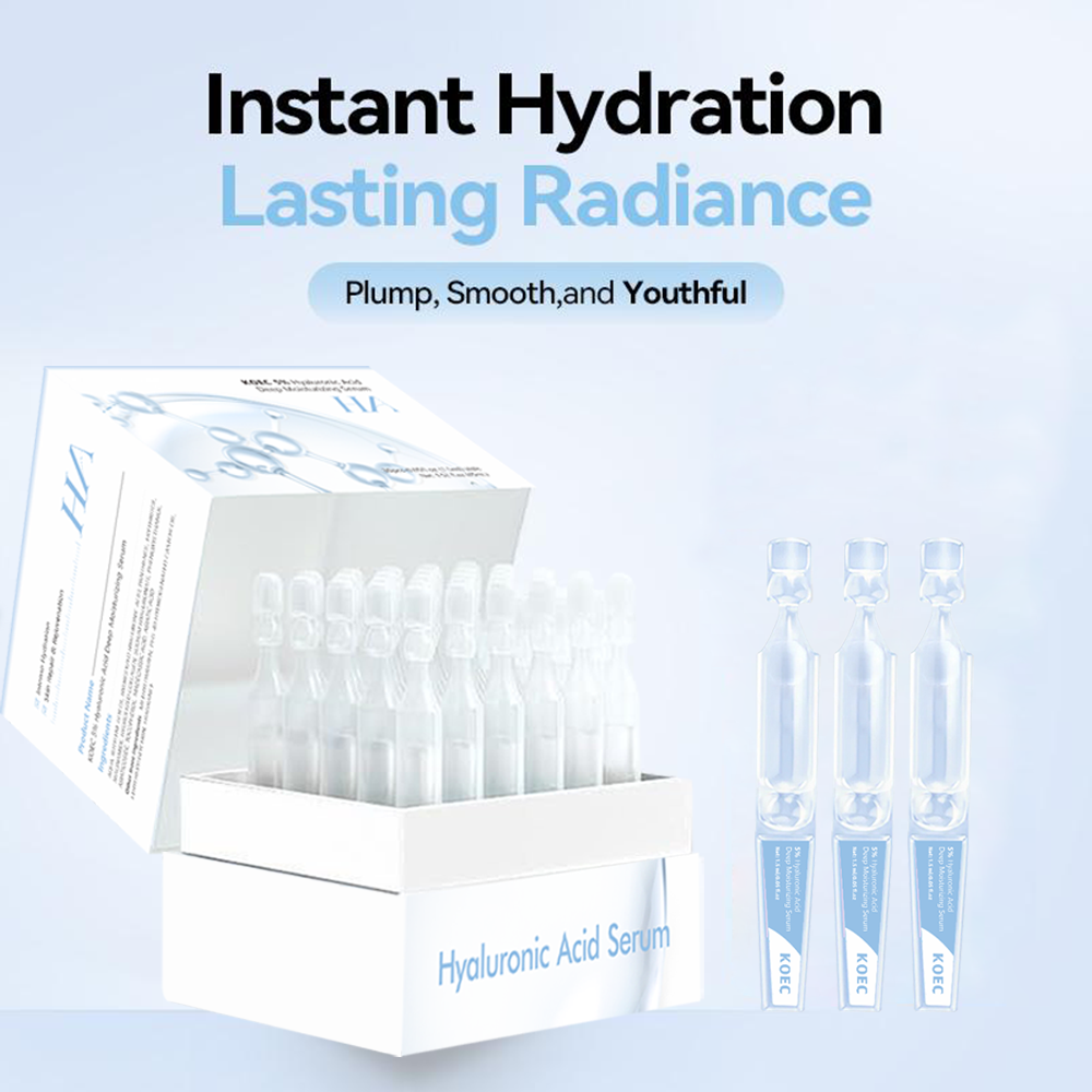 Hyaluronic Acid Facial Serum - 30 Stück KOEC 5 % Hyaluronsäure,