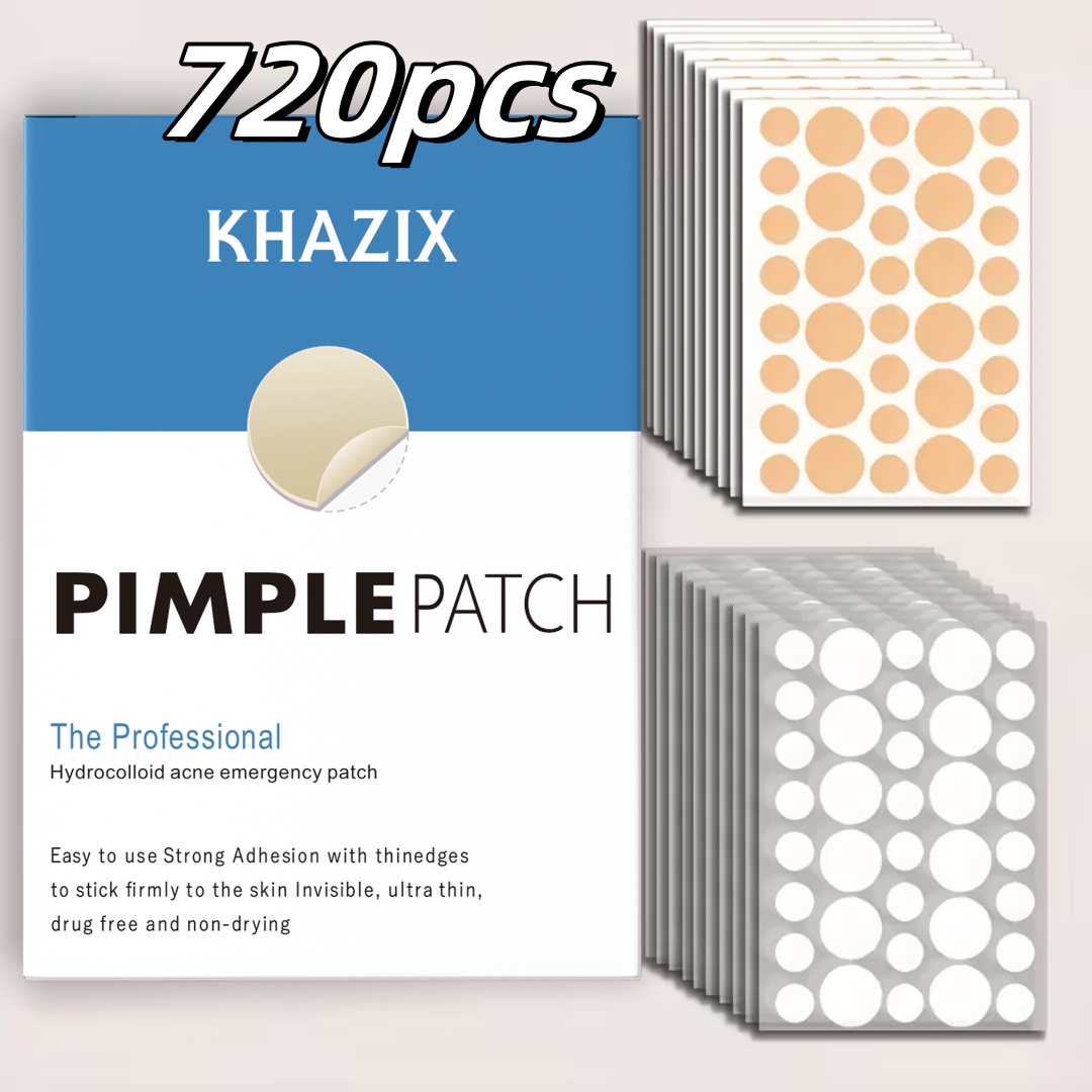 Hydrocolloid Pimple Patch - Hydrokolloid-Pickelpflaster, Transparente Akne-Patches für das Gesicht,