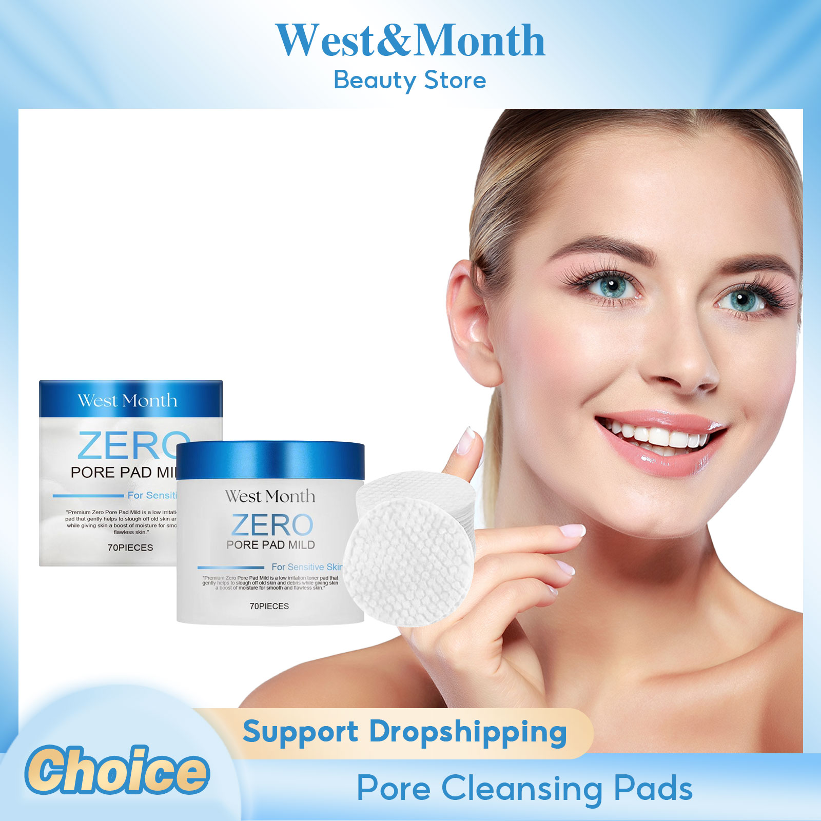 Salicylic Acid Blackhead Remover - Salicylsäure Reinigung Baumwolle Pads Schrumpfen Poren