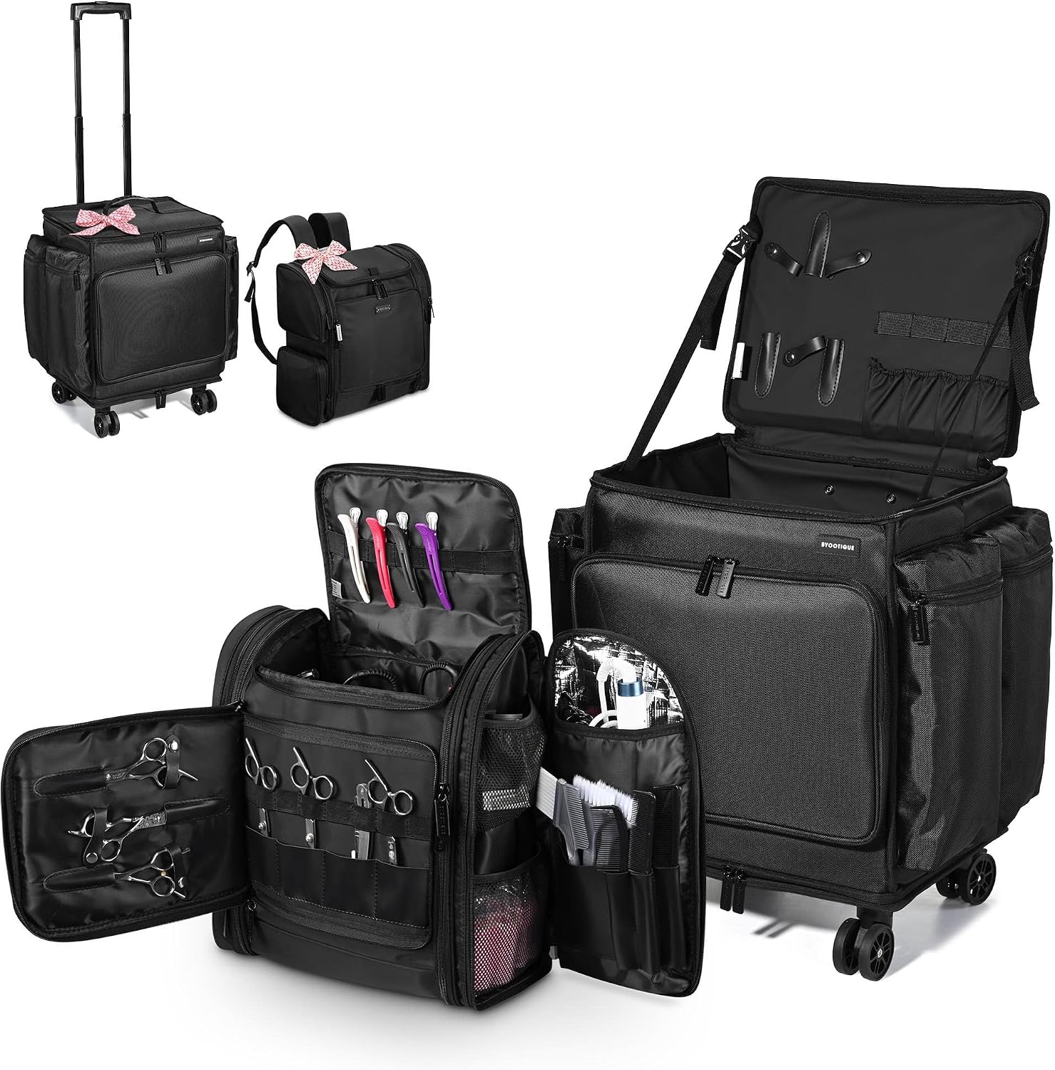 Makeup - Weicher Rollkoffer für Make-up und Reise,