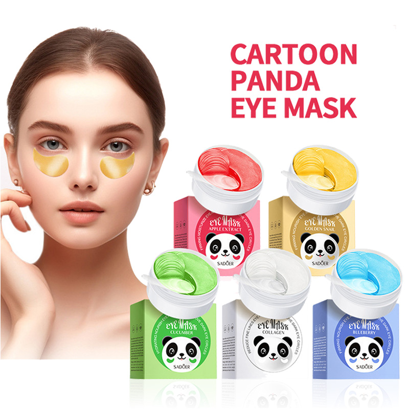 Collagen Under Eye Patches - 60 stücke SADOER Kristall Kollagen Augen