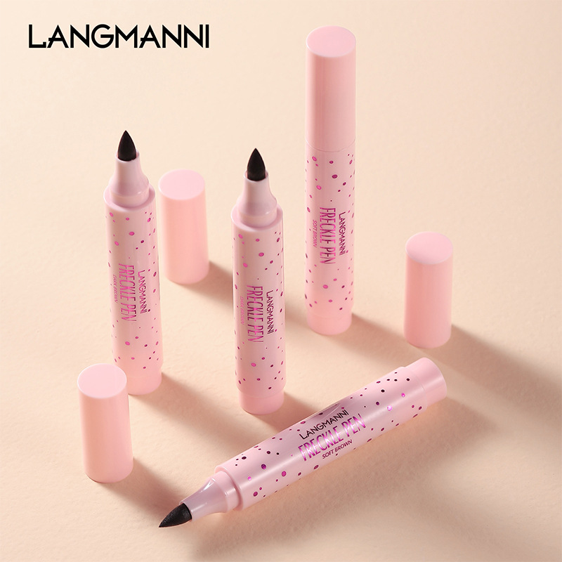 Waterproof Liquid Eyeliner Pen - Langmanni 2-Farben Wasserfester und Schweißfester Leicht