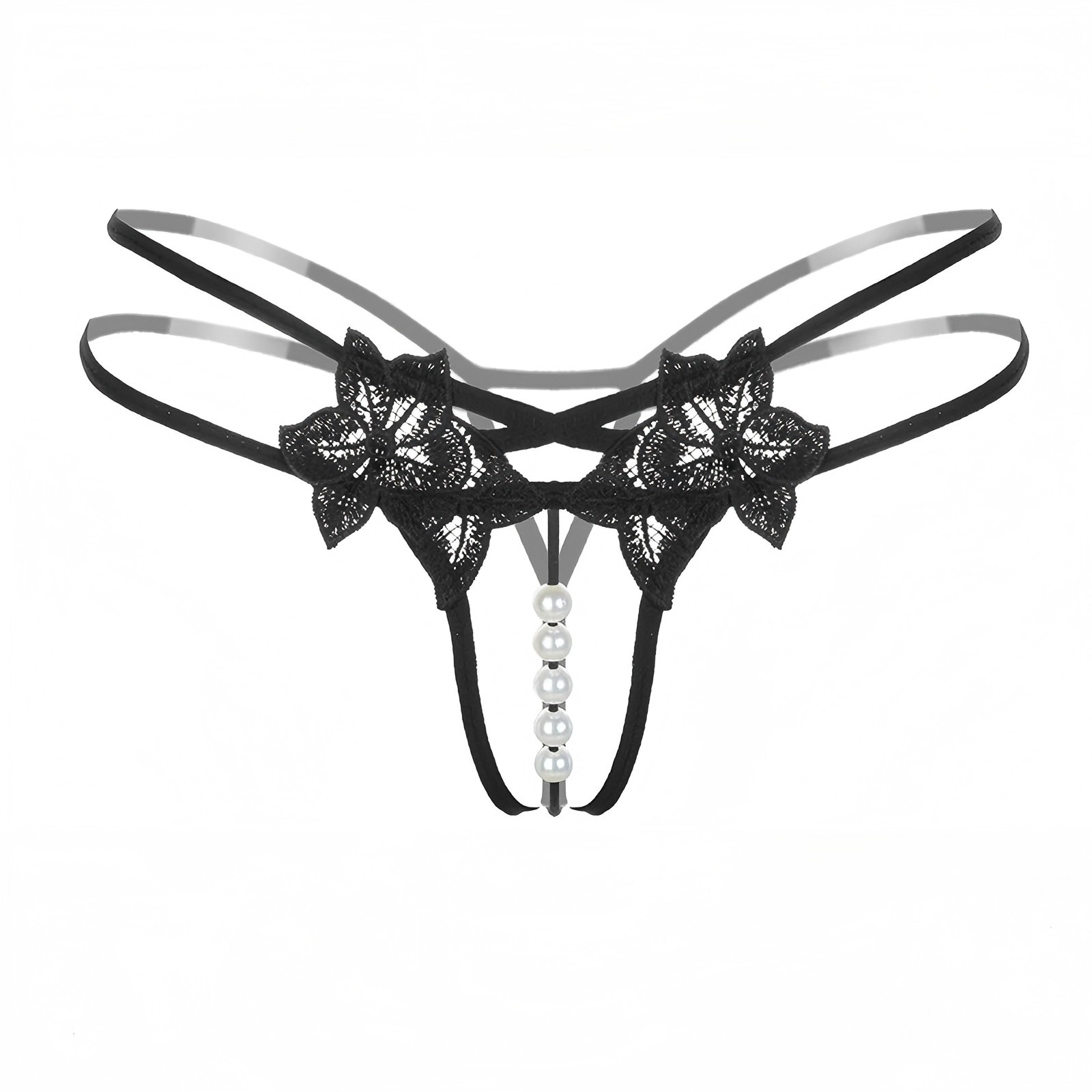 Massage - Dessous mit Perlen; Verlockungs-Tanga; einreihige Massage-Dessous;