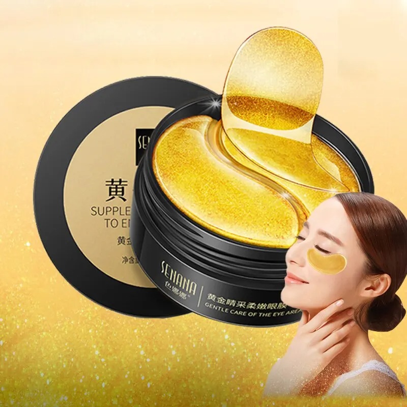 Collagen Under Eye Patches - 60 stücke goldene feuchtigkeit spendende Augen