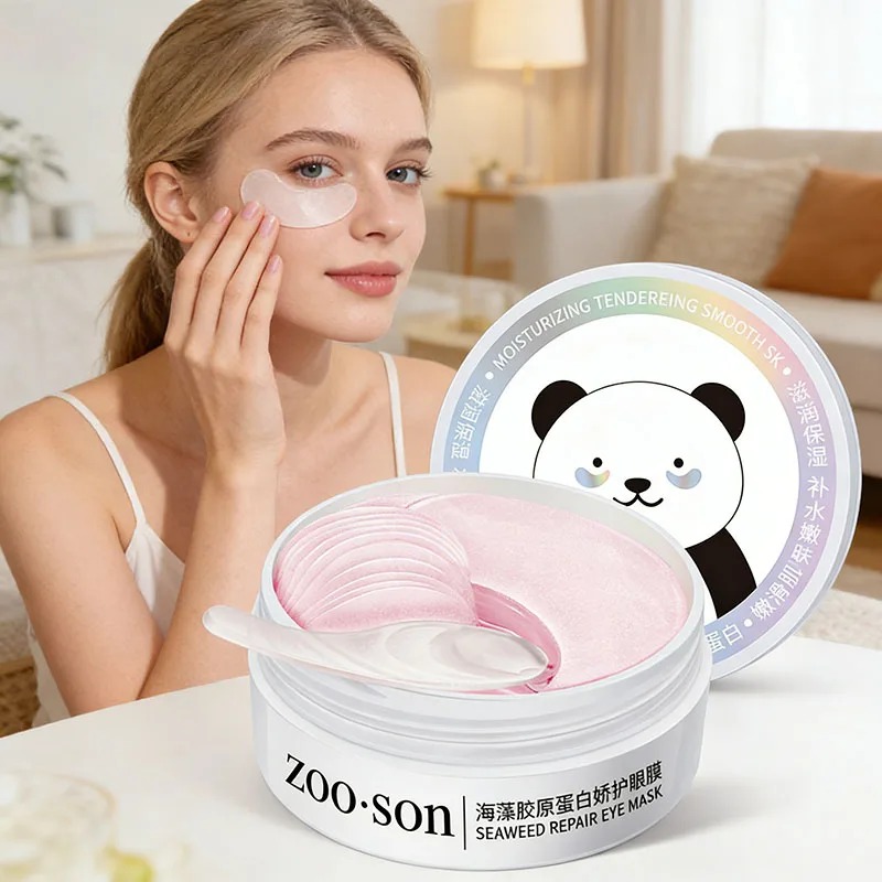 Collagen Under Eye Patches - 60 Stück Gold Kristall Kollagen Augenmaske