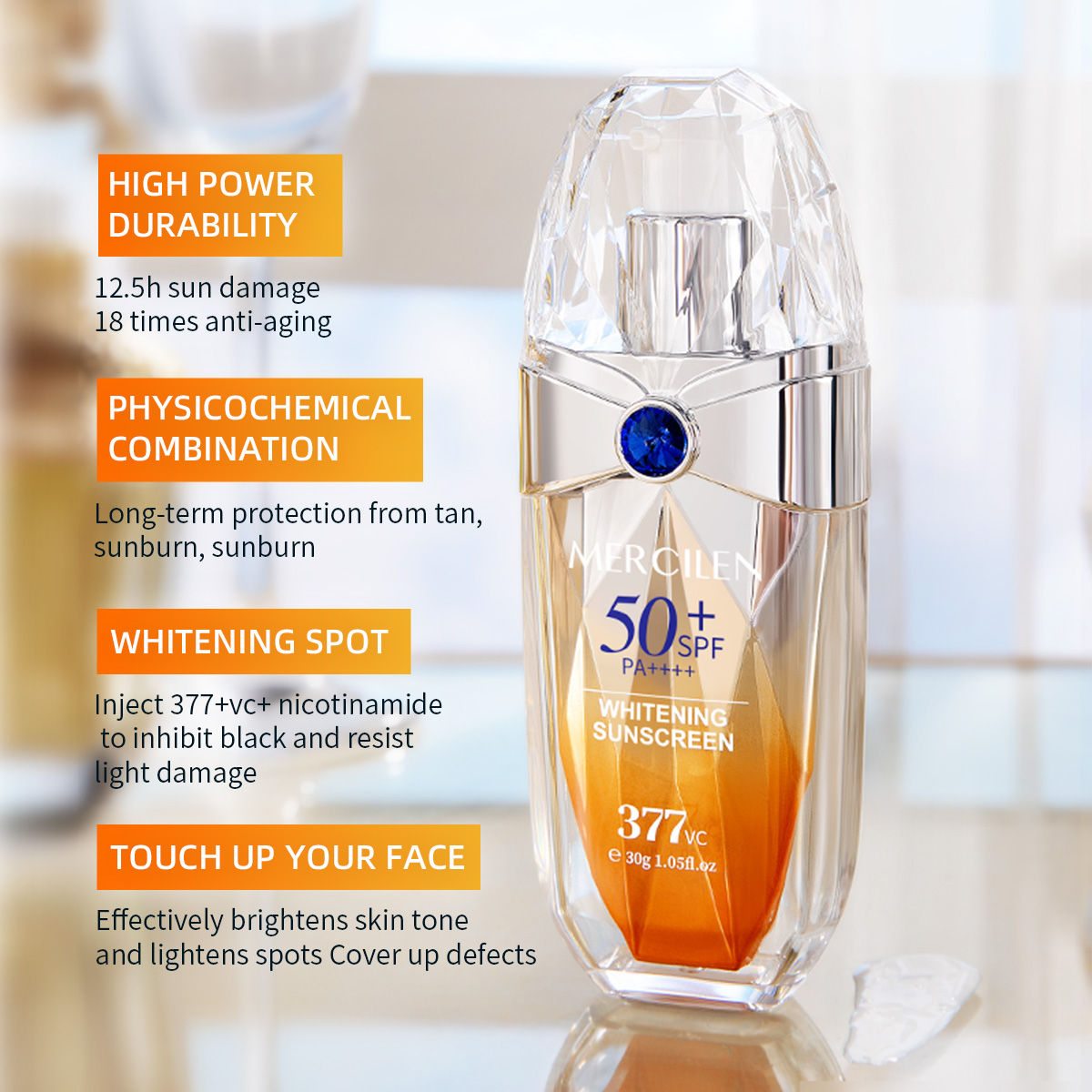 Mercilen Sonnenschutz 30g, LSF – Spf 50 Waterproof Sunscreen Bewertung und Preis