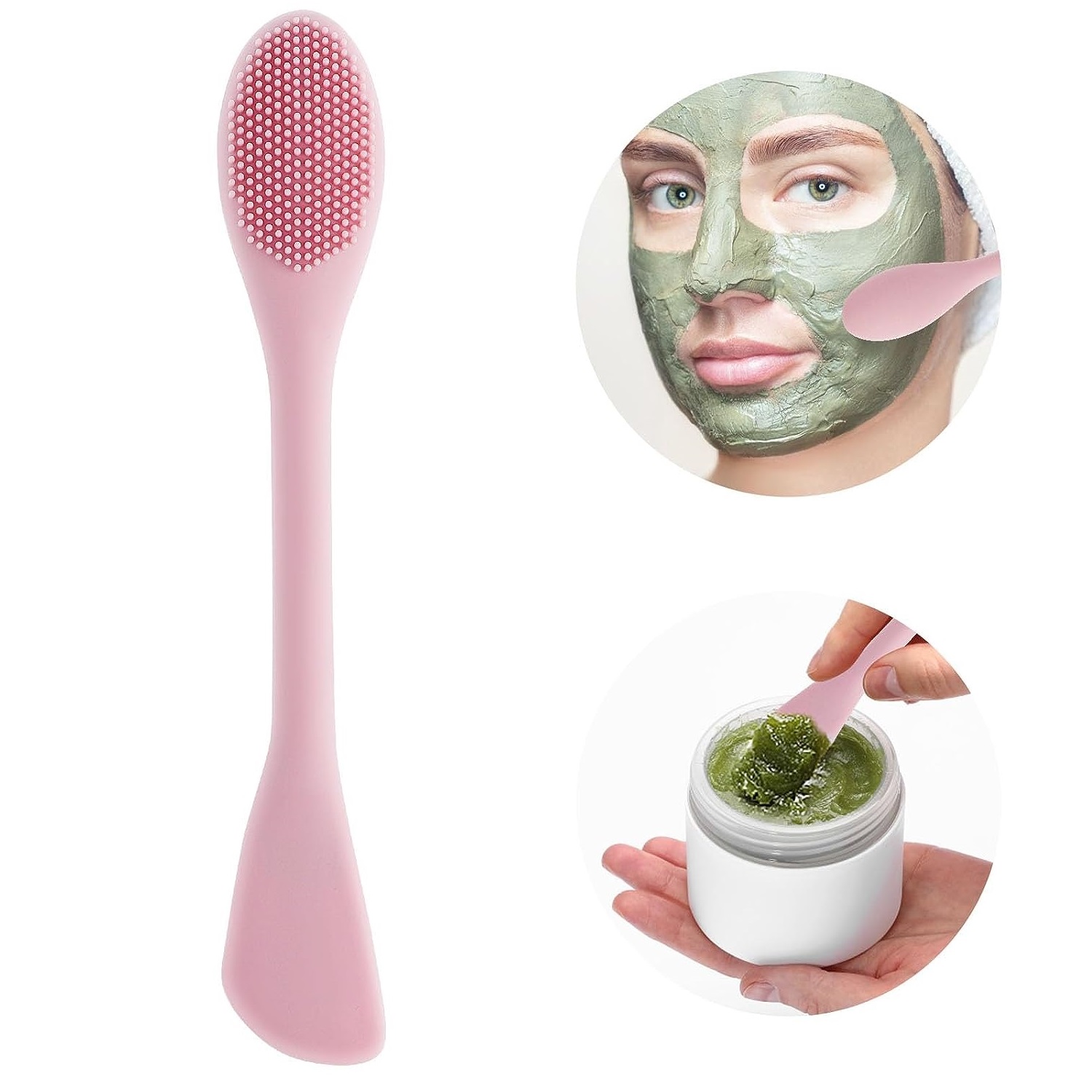 1 Stück Doppelköpfige Silikon- – Silicone Face Scrubber Electric Bewertung und Preis