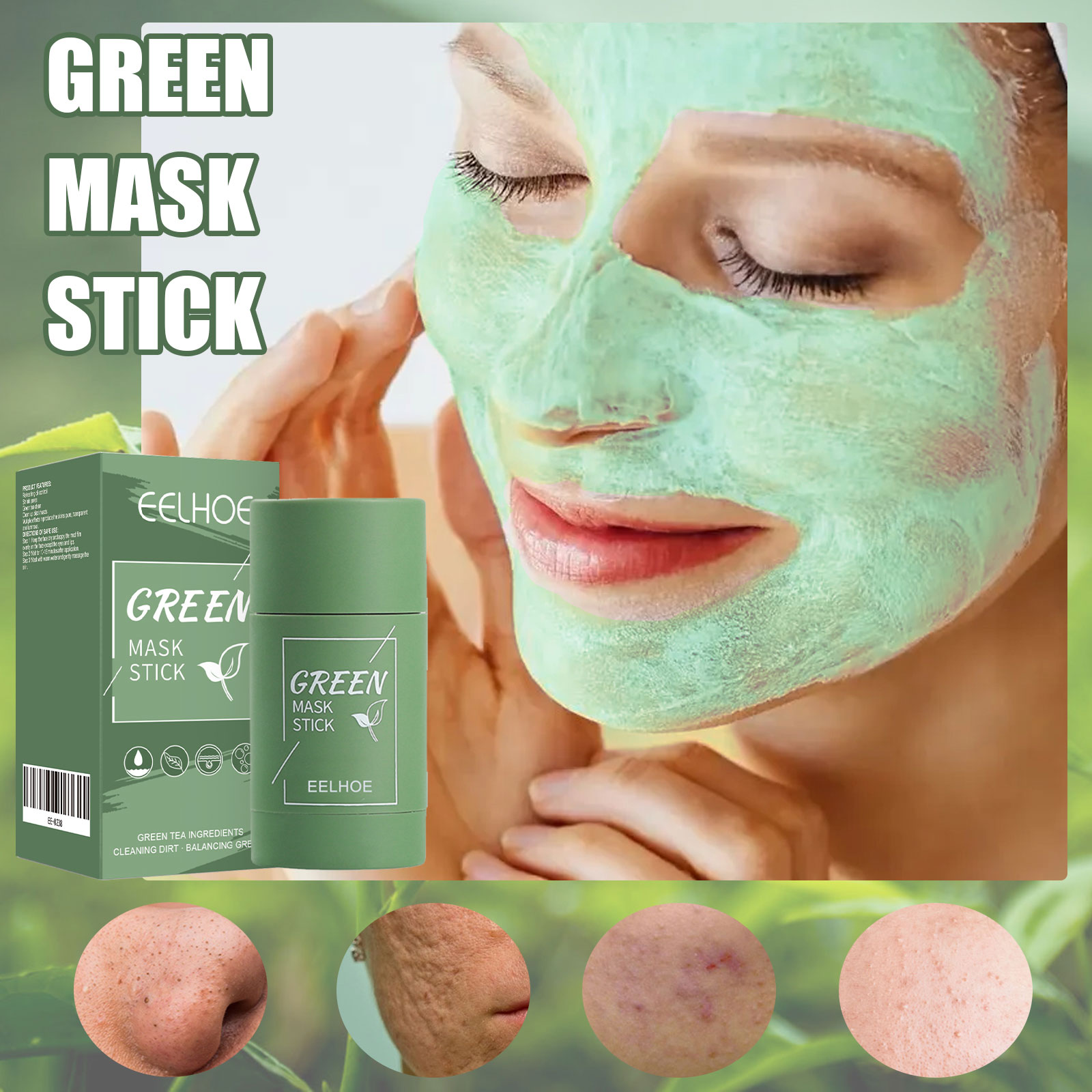 Grüntee-Festmaske im Stick - T – Green Tea Cleansing Clay Mask Bewertung und Preis