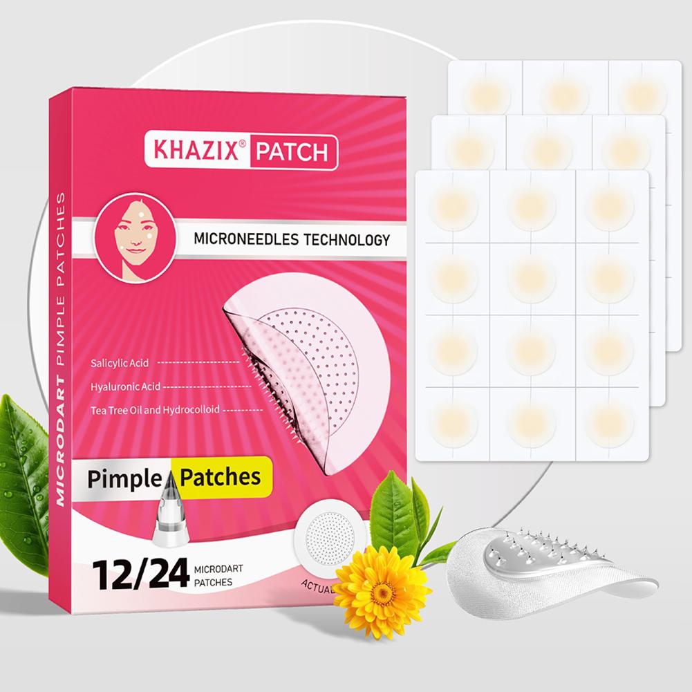 12/24 Stück Mikronadel-Pickelp – Hydrocolloid Pimple Patch Bewertung und Preis