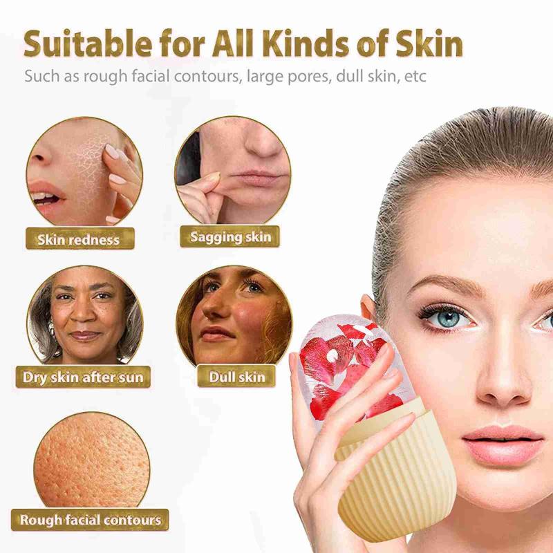 New·Face Eisroller Silikon-Sch – Face Ice Roller Puffiness Bewertung und Preis