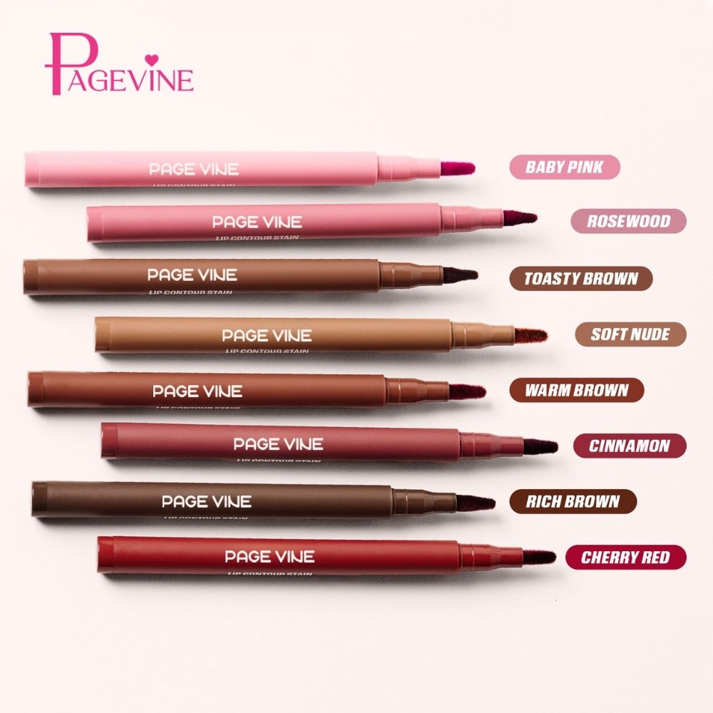 Samtbrauner Lippenkonturenstif – Matte Velvet Lip Tint Long Lasting Bewertung und Preis