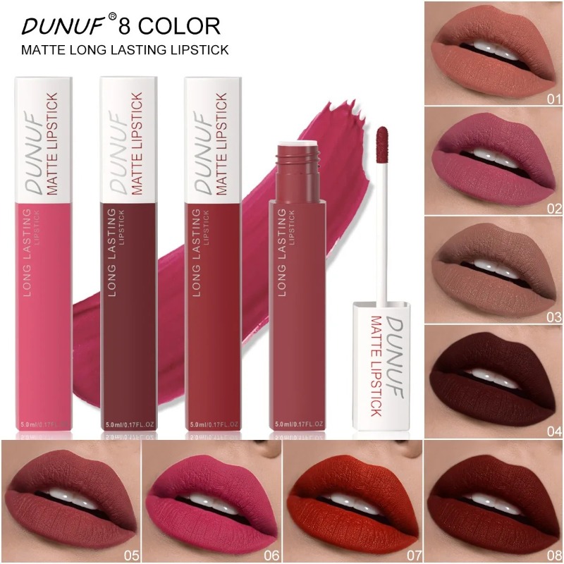 Matte Lippenstifte Nicht Klebe – Matte Velvet Lip Tint Long Lasting Bewertung und Preis