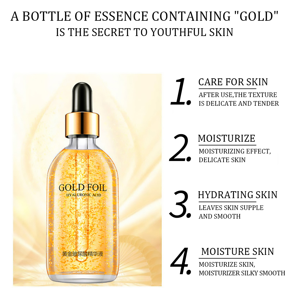 100 ml 24k Gold Hyaluronsäure  – Hyaluronic Acid Facial Serum Bewertung und Preis