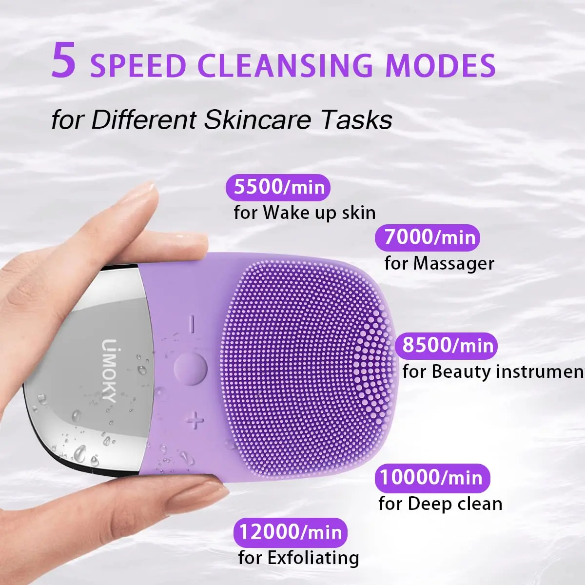 Elektrische Silikon-Reinigungs – Silicone Face Scrubber Electric Bewertung und Preis