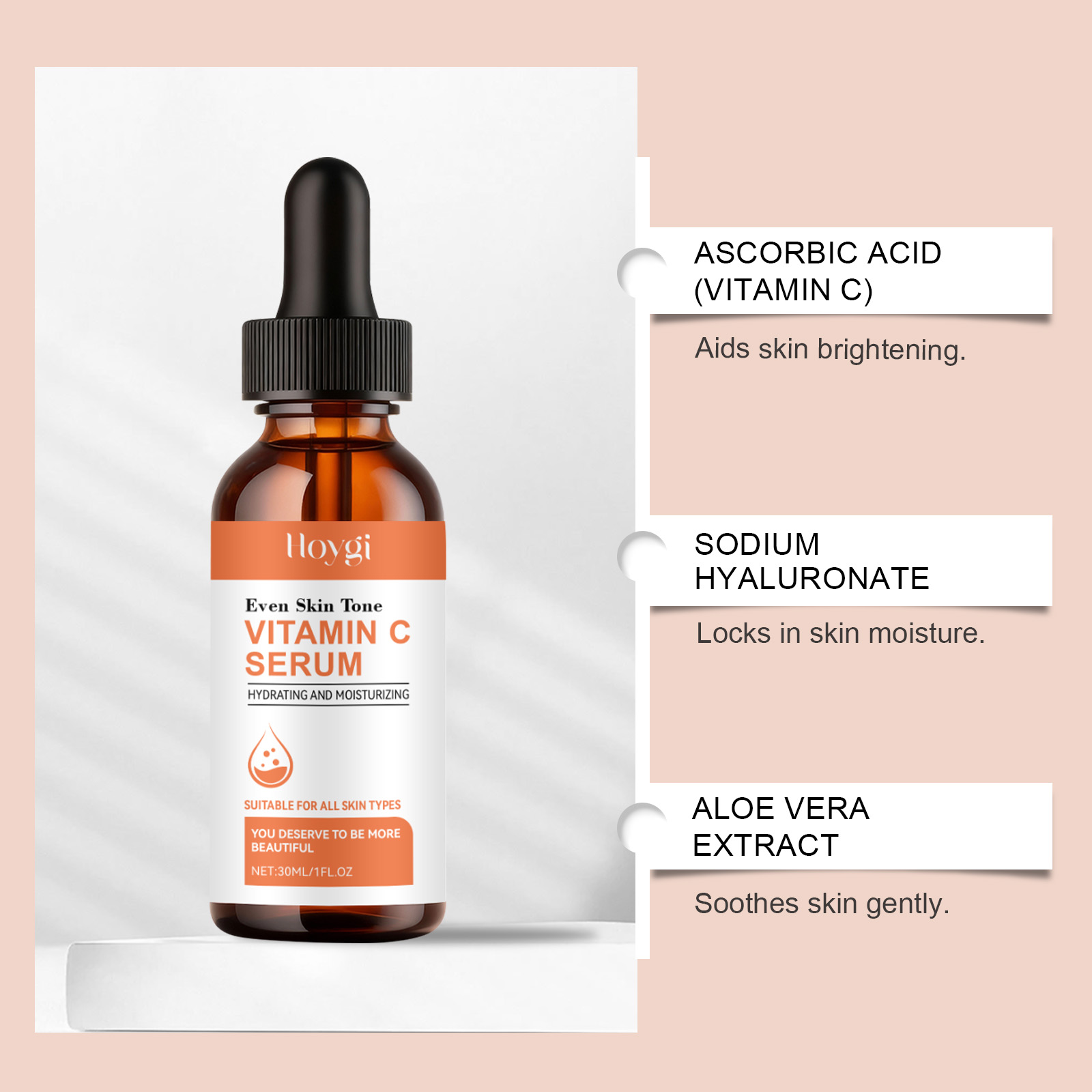 Vitamin C Serum für das Gesich – Hyaluronic Acid Facial Serum Bewertung und Preis