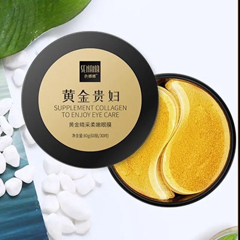 60 stücke goldene feuchtigkeit – Collagen Under Eye Patches Bewertung und Preis