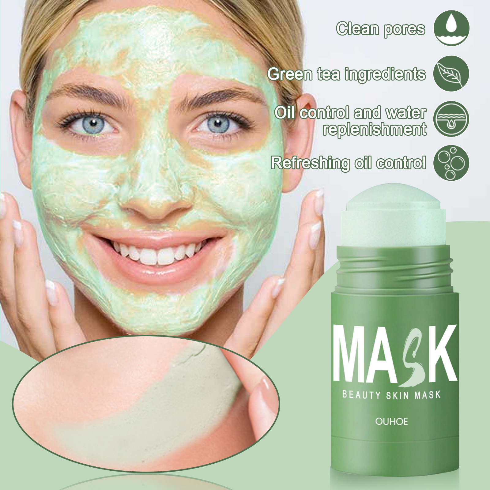 Grüntee-Festmaske im Stick - T – Green Tea Cleansing Clay Mask Bewertung und Preis