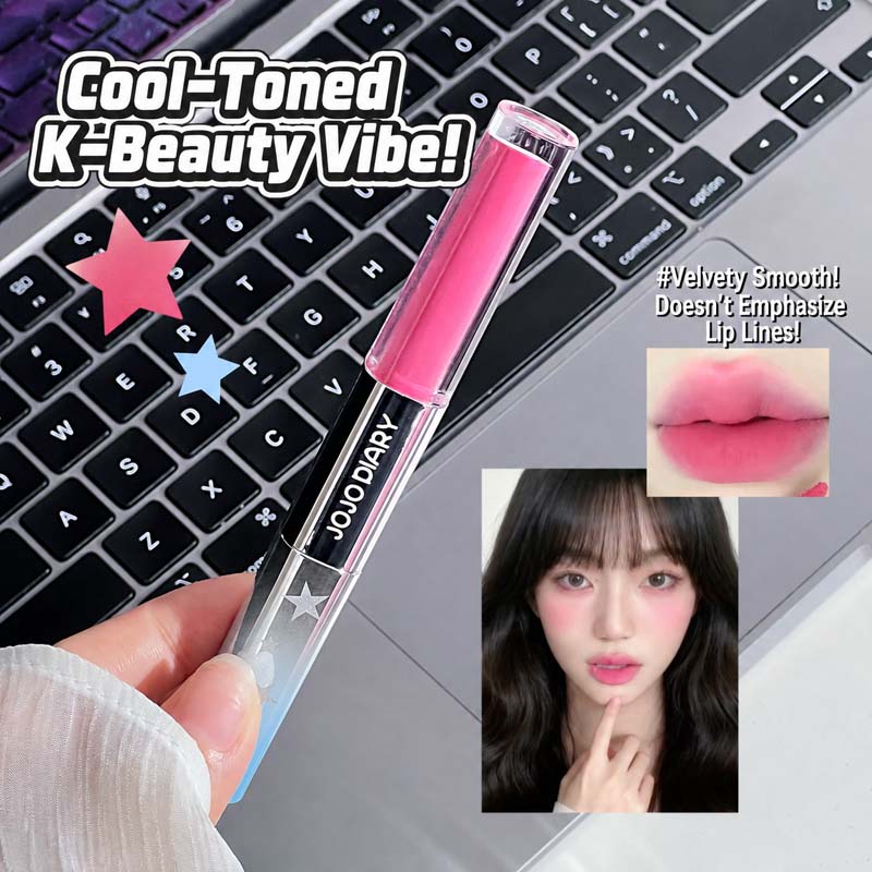 JOJO DIARY Dual Effect Lip Gla – Matte Velvet Lip Tint Long Lasting Bewertung und Preis